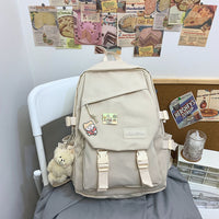 Schoolbag High School Nylon Large Capacity Backpack Female Backpack Student