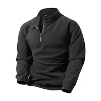 Men's Fashion Half-Zip Pullover Hoodie