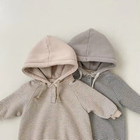 Baby Fashion Hooded Long Sleeve Bodysuit