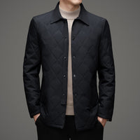 Men's Plaid Collar Cotton Jacket