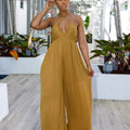 Women's Bra Wide Leg Jumpsuit