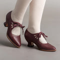 Hollow Out High Heel Lace-up Casual Shoes Plus Size Woman High-heeled Shoes