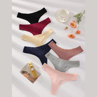 Womens Seamless Low-rise Cotton Sports Underwear