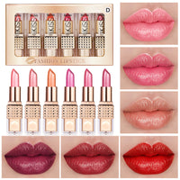 Universal Pearlescent Sequins Colorful Lipstick Kit