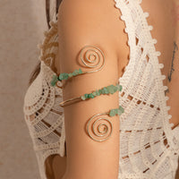 Gravel Ring Beaded Opening Bracelet