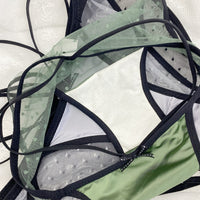 Lightweight And Breathable Ice Silk Satin Briefs Hip Fashion Polka Dot Thin Belt