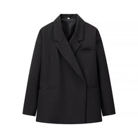 Women's Loose Solid Color Casual Suit Jacket