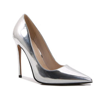 12cm French Small Heel Shoes Plus Size Nude Pointed Night Banquet