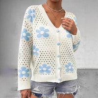 Women's Elegant Hollow Knitted Sweater