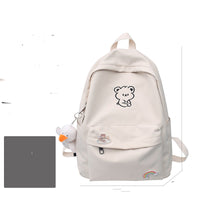 Junior High School Students Korean Version Of The Wild Backpack Female High School Students Ins Backpack