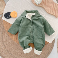 Fashion Personality Baby Corduroy One-piece Suit