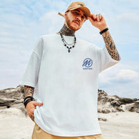Men's American-style Trendy Loose Plus-size Pure Cotton Short-sleeve Shirt