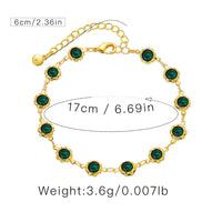 Retro-style Copper-plated 18K Gold French Bracelet