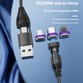 New Six-in-one 240W Magnetic Data Cable