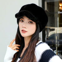 Fleece-lined Insulated Baseball Cap With A Chin Strap For Extra Warmth