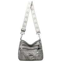 Fashion Women Shoulder Bag Large Capacity Soft Leather Textured Tote