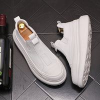 Versatile Trend Inside High White Skates Male