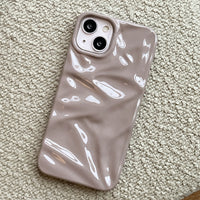 Electroplating Three-dimensional Pleated Phone Case