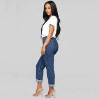 Jeans Women's High Waist Loose Straight-leg Pants