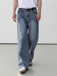 Fashion Personality Retro Washed Jeans Men