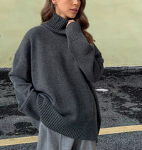 Autumn And Winter Loose Thermal Turtleneck Sweater