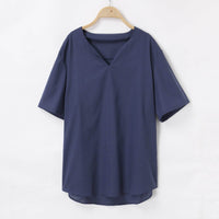 Men's Solid Color Short Sleeve Youth Popularity Casual