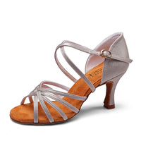 PU Cha-Cha Bullfighting Jazz Professional High-Heel Competitive Latin Shoes For Women