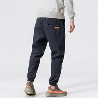Men's Casual Pants Solid Color Fashion Cropped Trousers