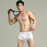 New Men's Underwear Double Layer Bag Solid Color Trend