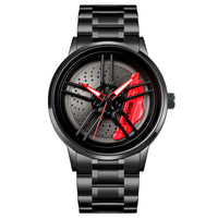 Stylish Mens Watch With A Personalized Wheel Hub Design