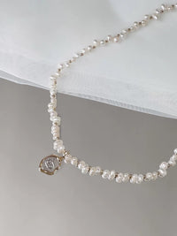 Irregular Pearl Necklace Female Twelve Constellation