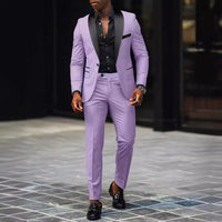 Men's Business Casual Suit Coat Trouser Suit