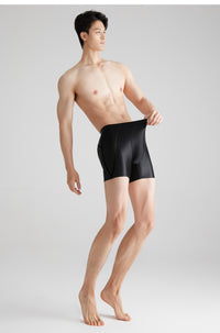 Bright Ice Silk Sports Shorts Glossy Breathable Running