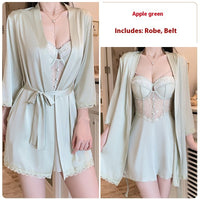 Women's Suspender Nightdress Home Wear Suit 4141