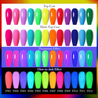 Special Fluorescent Candy Color Nail Glue