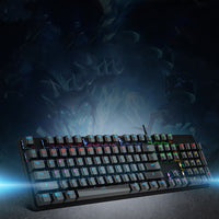 Real Mechanical Keyboard GK410 Green Axis Desktop Computer Wired