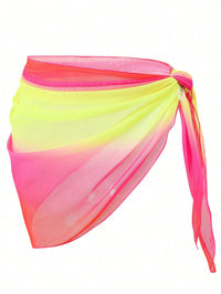 Beach Apron With A Gradient Color Design In Multiple Colors