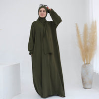 Middle East Dubai Turkey Headscarf Dress