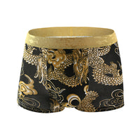 Men's Golden Dragon Print Pants