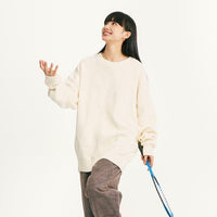 Women's Round Neck Sweater Autumn Winter Coat Retro Brocade Sweater