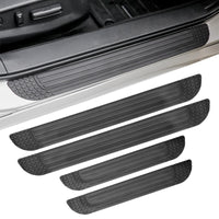 4 PCS Universal PVC Cuttable Car Door Sill Protective Sticker Kit Car Threshold And Frame Protection