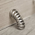 Dark Night 925 Sterling Silver Ring Non-Piercing Earring