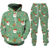 Christmas Series Hooded Sweatshirt And Sweatpants