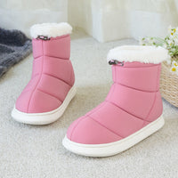 Down High-top Cotton Slippers For Men And Women