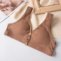 Nursing Bra For Pregnant Women Made Of Pure Cotton With A Push-up Design To Prevent Sagging