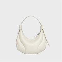 Womens Baseball Underarm Bag Crescent-Shaped Crossbody Bag