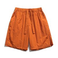 Summer Ice Silk Quick-drying Shorts Men's American Casual Loose Beach Pants