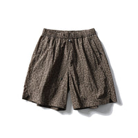 Summer Loose Leopard Print Shorts Men