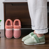 Waterproof Moon Cotton Slippers Women Bag With Autumn And Winter
