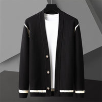Autumn Cardigan Men's Long Sleeved Sweater Coat